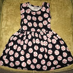 Toddler baseball dress